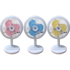Duration Power DP-7632 Rechargeable Portable Fan With LED Light - Rokomari